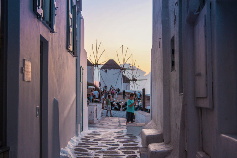 Dawn Reveals the Real Beauty of Mykonos