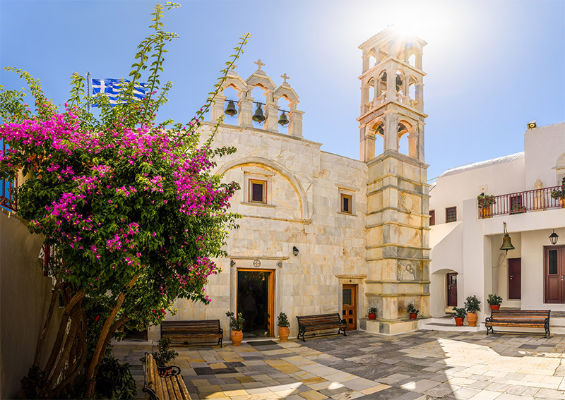 Panagia Tourliani Monastery in Mykonos